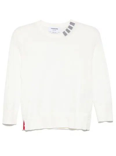 THOM BROWNE 4-STRIPE DETAIL SWEATER