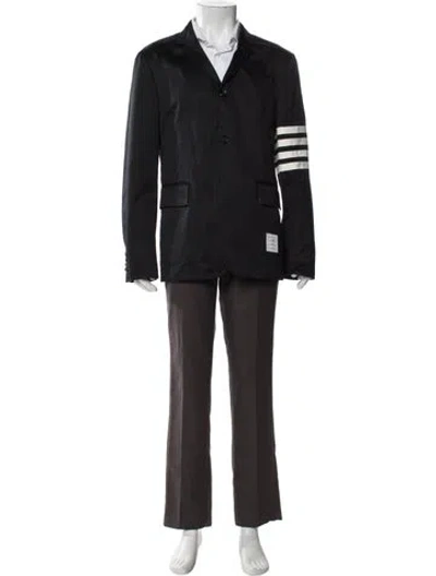 Pre-owned Thom Browne 4-bar Blazer In Gray