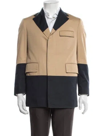 Pre-owned Thom Browne 4-bar Blazer In Neutrals