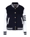 Thom Browne 4-bar Bomber Jacket In Multi