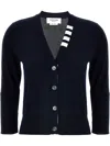 Thom Browne Cotton 4-bar Card In 415 Navy