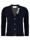 Thom Browne Cotton 4-bar Card In Blue