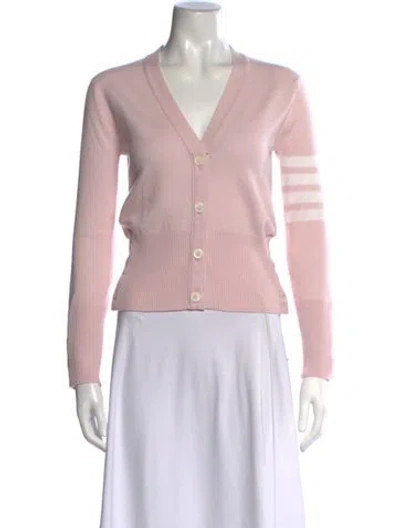 Pre-owned Thom Browne 4-bar Cashmere Sweater W/ Tags In Pink