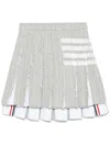 Thom Browne Knee Length And Midi Skirts With Belt Loops In White