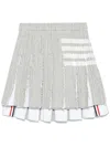 Thom Browne Knee Length And Midi Skirts With Belt Loops In Gray
