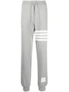 Thom Browne 4-bar Stripe Track Pants In Gray