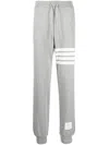 Thom Browne 4-bar Stripe Track Pants In Gray