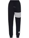 Thom Browne Four Striped Sweatpants In Blue
