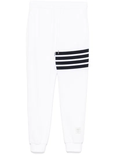 THOM BROWNE 4BAR COTTON SWEATPANTS