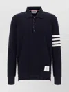 Thom Browne 4bar Polo Blue In Blue