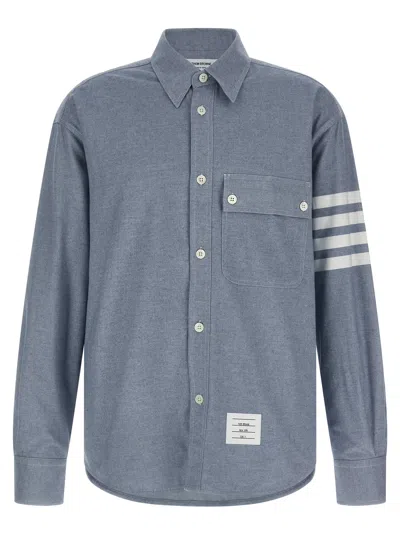 THOM BROWNE 4BAR FLANNEL SHIRT