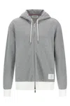 Thom Browne Grey Cotton Sweatshirt In Gray