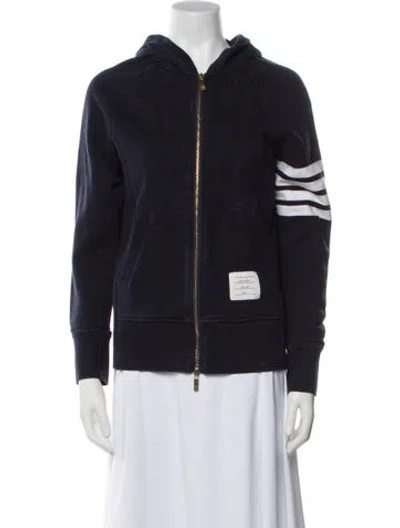 Pre-owned Thom Browne 4-bar Jacket In Blue