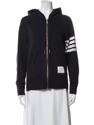 Pre-owned Thom Browne 4-bar Jacket In Blue