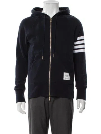 Pre-owned Thom Browne 4-bar Jacket In Blue