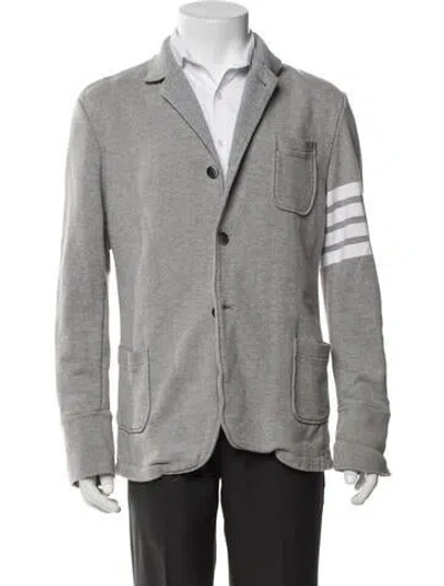 Pre-owned Thom Browne 4-bar Jacket In Grey