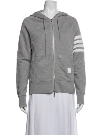Pre-owned Thom Browne 4-bar Jacket In Grey