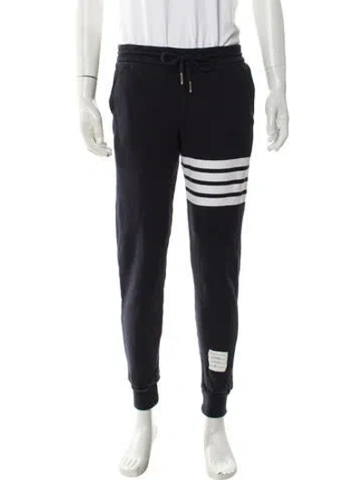 Pre-owned Thom Browne 4-bar Joggers In Blue