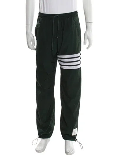 Pre-owned Thom Browne 4-bar Joggers In Green