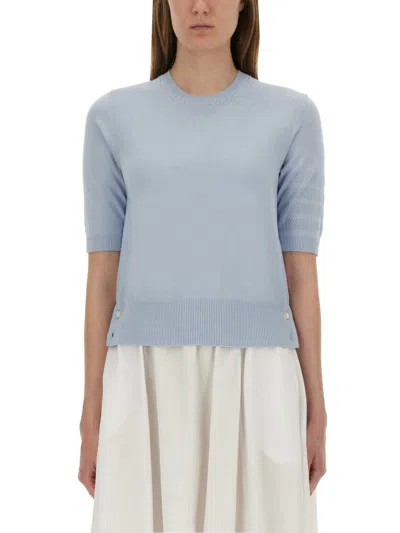 THOM BROWNE THOM BROWNE 4BAR KNITTED TSHIRT