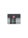 THOM BROWNE THOM BROWNE 4BAR LEATHER CREDIT CARD CASE