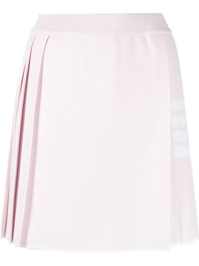 Thom Browne 4bar Mini Skirt In Pink