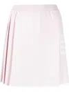 Thom Browne 4bar Mini Skirt In Pink