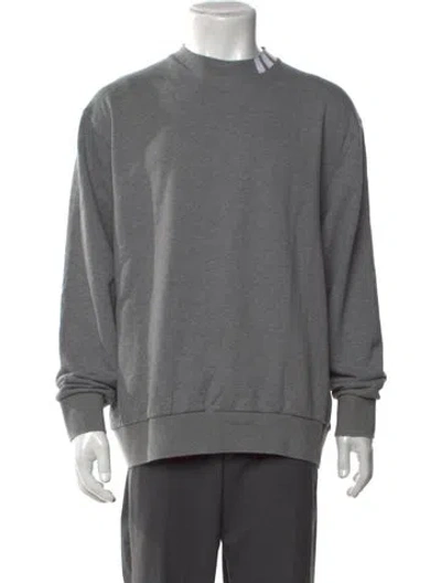 Pre-owned Thom Browne 4-bar Mock Neck Sweatshirt In Grey