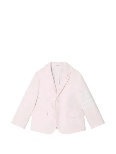 Thom Browne 4-bar Oxford Blazer In Pink