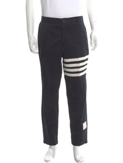 Pre-owned Thom Browne 4-bar Pants In Gray