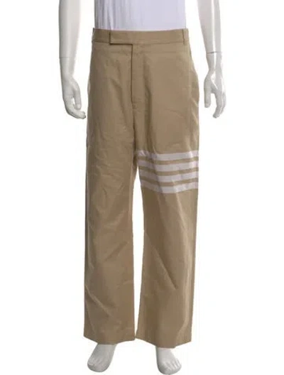 Pre-owned Thom Browne 4-bar Pants In Neutral