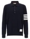 Thom Browne 4-bar Stripe 2003-print Polo Shirt In Blue