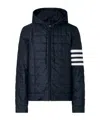 Thom Browne 4-bar Ripstop Jacket In Blue