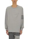 Thom Browne Men's 4bar Shirt In Gray