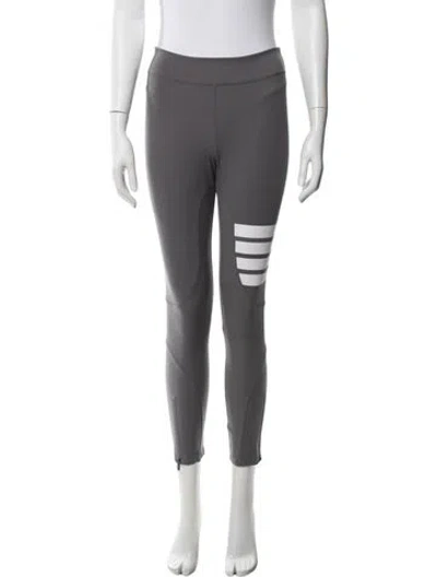Pre-owned Thom Browne 4-bar Straight Leg Pants In Grey