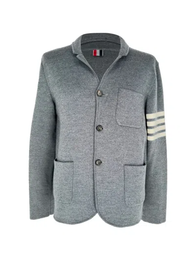 Pre-owned Thom Browne 4-bar Stripe Blazer In Grey