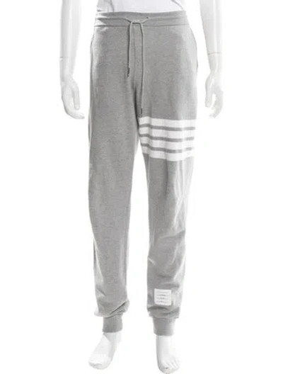 Pre-owned Thom Browne 4-bar Sweatpants In Gray