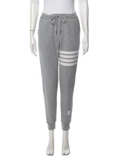 Pre-owned Thom Browne 4-bar Sweatpants In Gray