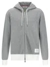 Thom Browne Grey Cotton Sweatshirt In Gray