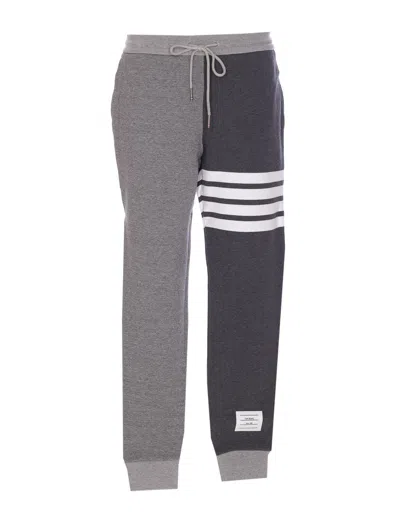 Thom Browne 4bar Track Pants In Gray