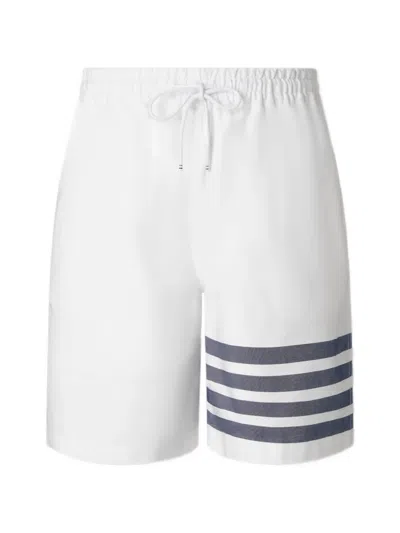 Thom Browne 4-bar Track Shorts In White