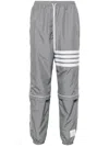 Thom Browne 4bar Trackpants In Gray