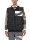 Thom Browne 4bar Vest In Brown