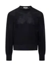 Thom Browne 4bar Wool Sweater In Navy