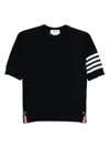 Thom Browne Stripes Fine-knit T-shirt