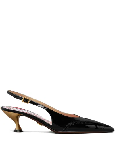 Thom Browne 50mm Sling-back Pumps In Black