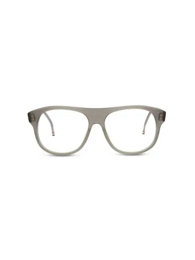 Thom Browne Aviator-style Acetate Optical Frames Eyeglass Frame Grey Size 55 Acetate