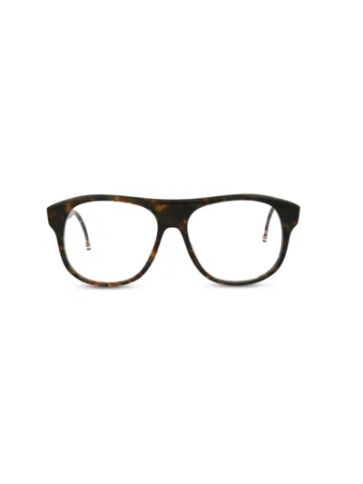 Thom Browne Aviator-style Acetate Optical Frames Eyeglass Frame Brown Size 55 Acetate