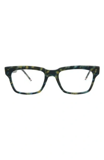 Thom Browne 54mm Rectangular Optical Frames In Multi