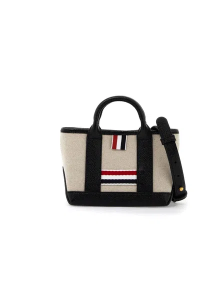 Thom Browne Mini Tool Tote Bag In 浅褐色的